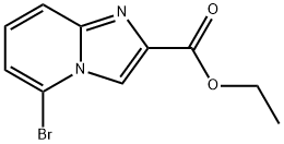 2-(5-溴咪唑并[1,2-A]吡啶-2-基)乙酸乙酯 结构式