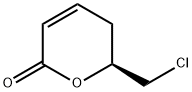 (S)-6-CHLOROMETHYL-5,6-DIHYDRO-PYRAN-2-ONE 化学構造式