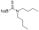 ジブチルジチオカルバミン酸ナトリウム 化学構造式