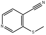 3-(甲硫基)异烟腈, 13600-45-8, 结构式