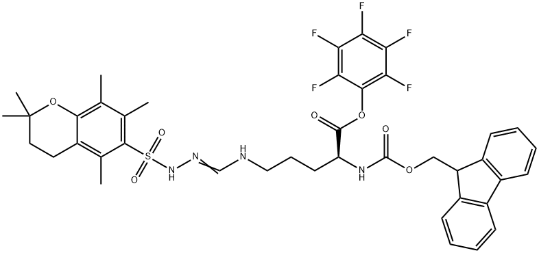 FMOC-ARG(PMC)-OPFP 结构式