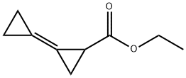 Cyclopropanecarboxylic acid, cyclopropylidene-, ethyl ester (9CI) Struktur