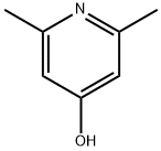 2,6-ジメチル-4-ヒドロキシピリジン 化学構造式