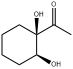 Ethanone, 1-(1,2-dihydroxycyclohexyl)-, (1R-trans)- (9CI) Struktur