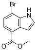 7-溴-1H-吲哚-4-羧酸甲酯,1360951-58-1,结构式