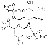 ALPHA-DELTA-UA-2S-[1->4]-GLCN-6S SODIUM SALT|2-氨基-2-脱氧-4-O-(4-脱氧-2-O-磺基-ALPHA-L-苏式-己-4-烯吡喃糖基)-D-葡萄糖 6-(硫酸氢酯)三钠盐