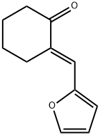 2-[(αE)-フルフリリデン]シクロヘキサノン 化学構造式