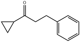 シクロプロピル2-フェネチルケトン 化学構造式