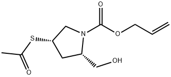 136140-32-4 (2S,4S) - 烯丙基4-(乙酰硫基)-2-(羟甲基)吡咯烷-1-羧酸酯