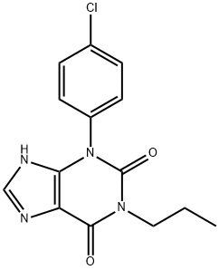 阿罗茶碱, 136145-07-8, 结构式