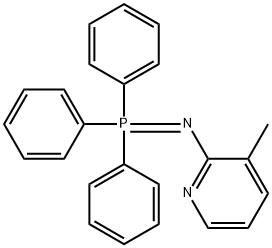 3-Methyl-N-(triphenylphosphoranylidene)-2-pyridinamine 结构式