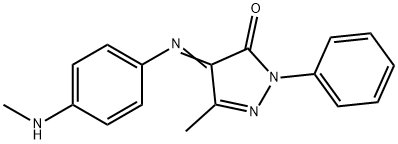 2,4-Dihydro-5-methyl-4-[[4-(methylamino)phenyl]imino]-2-phenyl-3H-pyrazol-3-one|