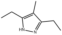 3,5-diethyl-4-methyl-1H-pyrazole Struktur
