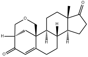 2,19-(methyleneoxy)androst-4-ene-3,17-dione 结构式