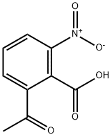 2-乙酰基-6-硝基苯甲酸,13619-70-0,结构式
