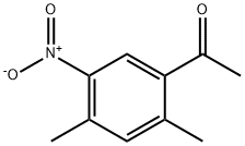 1-(2,4-二甲基-5-硝基苯基)乙酮,13621-23-3,结构式