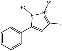 1-HYDROXY-3-METHYL-5-PHENYL-1H-PYRAZOL-2-IUM-2-OLATE 结构式