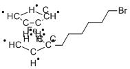 (6-溴己基)二茂铁, 136237-36-0, 结构式