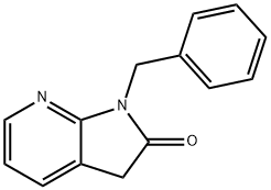 2H-Pyrrolo[2,3-b]pyridin-2-one, 1,3-dihydro-1-(phenylMethyl)- Struktur
