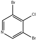 4-氯-3,5-二溴吡啶, 13626-17-0, 结构式