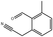 Benzeneacetonitrile, 2-formyl-3-methyl- (9CI) Structure