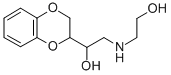 α-[[(2-ヒドロキシエチル)アミノ]メチル]-1,4-ベンゾジオキサン-2-メタノール 化学構造式