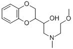 α-[[N-(2-Methoxyethyl)methylamino]methyl]-1,4-benzodioxane-2-methanol 结构式