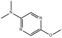 2-メトキシ-5-ジメチルアミノピラジン 化学構造式