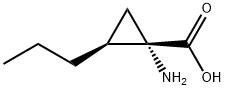Cyclopropanecarboxylic acid, 1-amino-2-propyl-, (1S,2S)- (9CI) Structure