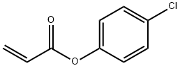 4-クロロフェニルアクリラート 化学構造式