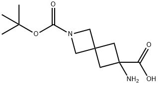 6-AMino-2-Boc-2-azaspiro[3.3]heptane-6-carboxylic acid Struktur