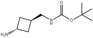 trans-3-(Boc-aminomethyl)cyclobutylamine