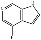 1H-Pyrrolo[2,3-c]pyridine, 4-fluoro-,1363380-64-6,结构式