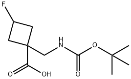 1363380-71-5 1-(Boc-aminomethyl)-3-fluorocyclobutane-carboxylic acid