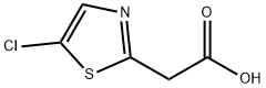 2-Thiazoleacetic acid, 5-chloro- Structure