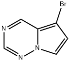 5-Bromo-pyrrolo[2,1-f][1,2,4]triazine,1363381-36-5,结构式