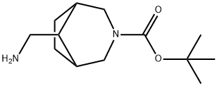 8-AMinoMethyl-3-Boc-3-azabicyclo[3.2.1]octane, 1363381-83-2, 结构式