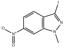 3-Iodo-1-methyl-6-nitro-1H-indazole Struktur