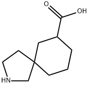 2-azaspiro[4.5]decane-7-carboxylic acid Struktur
