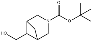 TERT-BUTYL 6-(HYDROXYMETHYL)-3-AZABICYCLO[3.1.1]HEPTANE-3-CARBOXYLATE, 1363383-36-1, 结构式