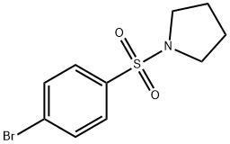 1-(4-BROMOPHENYLSULFONYL)PYRROLIDINE Struktur