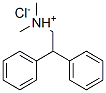 2,2-diphenylethyldimethylammonium chloride Struktur