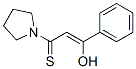 Pyrrolidine,  1-(3-hydroxy-3-phenyl-1-thioxo-2-propenyl)-  (9CI) Structure
