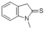 1-甲基二氢吲哚-2-硫酮, 13637-38-2, 结构式