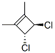 Cyclobutene, 3,4-dichloro-1,2-dimethyl-, (3R-trans)- (9CI) Structure