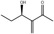 2-Hexanone, 4-hydroxy-3-methylene-, (R)- (9CI),136378-00-2,结构式