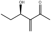 2-Hexanone, 4-hydroxy-3-methylene-, (R)- (9CI) Structure