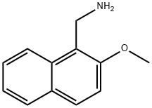 2-METHOXYNAPHTHALEN-1-YLMETHYLAMINE 化学構造式