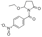 (+-)-5-Ethoxy-1-(4-nitrobenzoyl)-2-pyrrolidinone Structure
