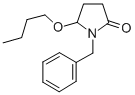 (+-)-5-Butoxy-1-(phenylmethyl)-2-pyrrolidinone Struktur